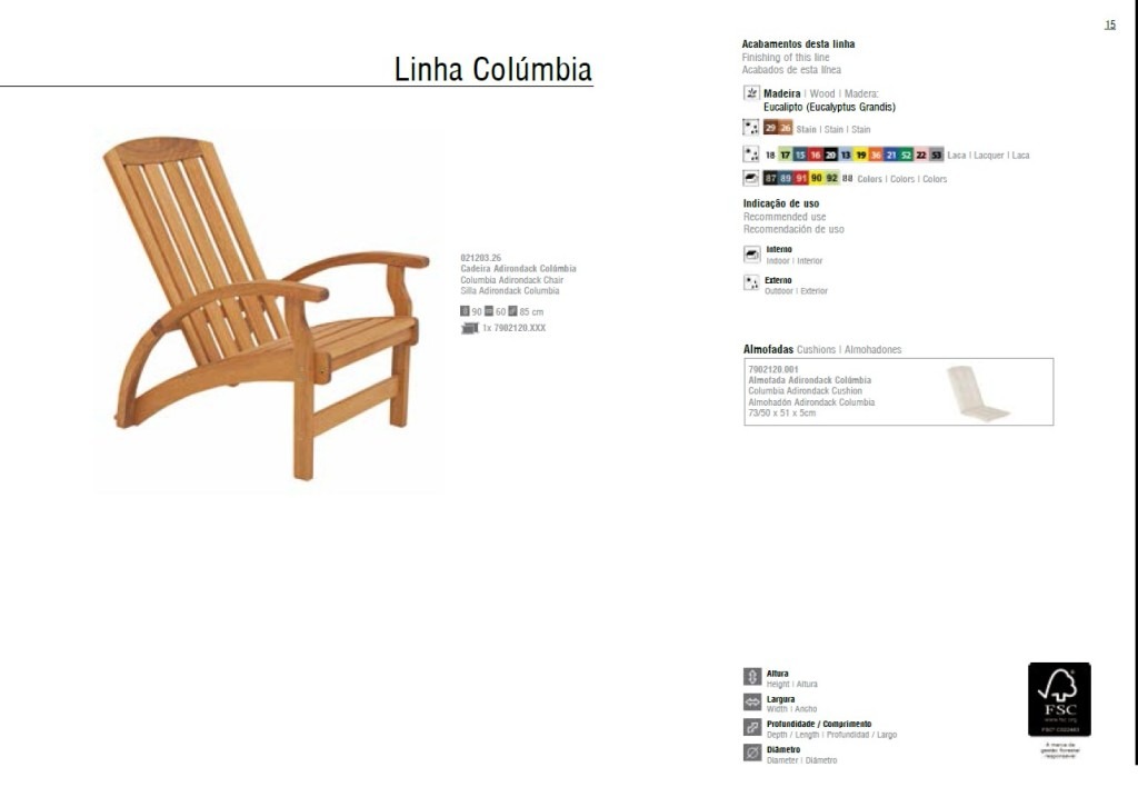 Linha Columbia 1