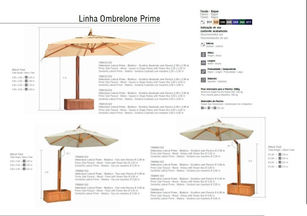 Linha OmbrelonePrime 2